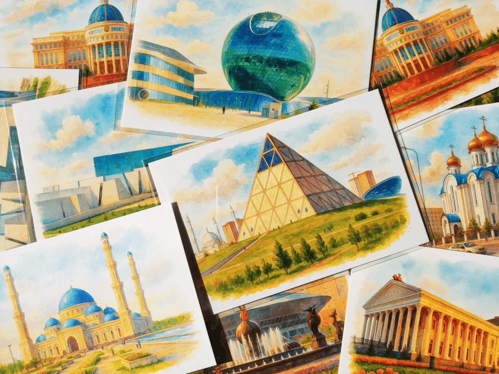 Серия «Золотые символы Астаны»