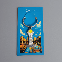 Docsly Keychain Baiterek DASKC01 / 35 mm 3 colors Astana OPP bag